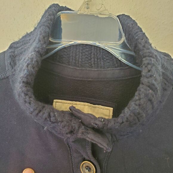 Jacket with Sweater Collar Hollister Logo Womans Adult Medium Button up Ladies - Picture 8 of 16
